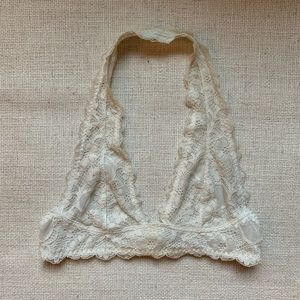 Free People Galloon Lace Halter Bra